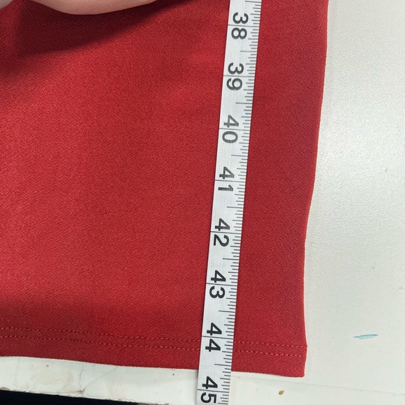 ASTR Cutout Detail Long Sleeve Bodycon Midi Dress Rust Red New With Tags Medium - Picture 9 of 9